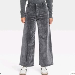 Universal thread velour sailor wide leg jeans